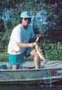 Greg Sargent<BR>lands nice<BR>Peacock Bass