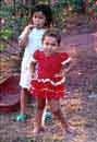Jennifer & Beatriz<BR>Castillo strike<BR>a pose (they are<BR>now my kids)